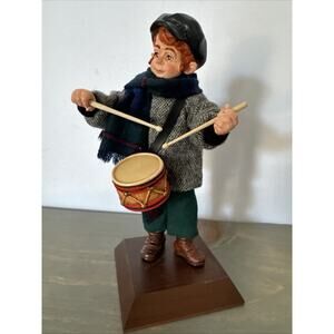 Simpich Character Doll 1994 Drummer Boy/Carollers Collection RARE 8 In Tall